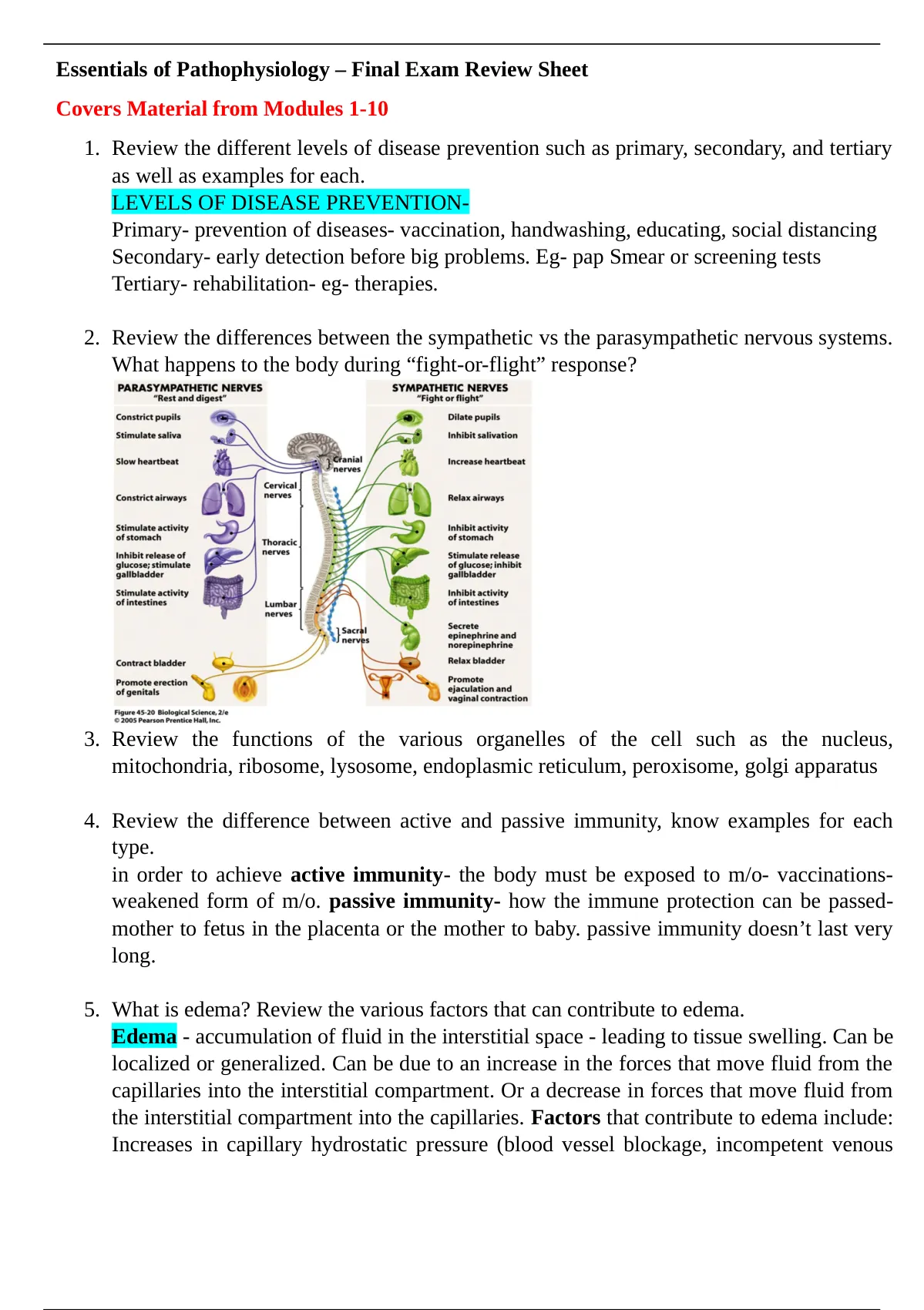 Nur Essentials Of Pathophysiology Concept Map Exam Nur