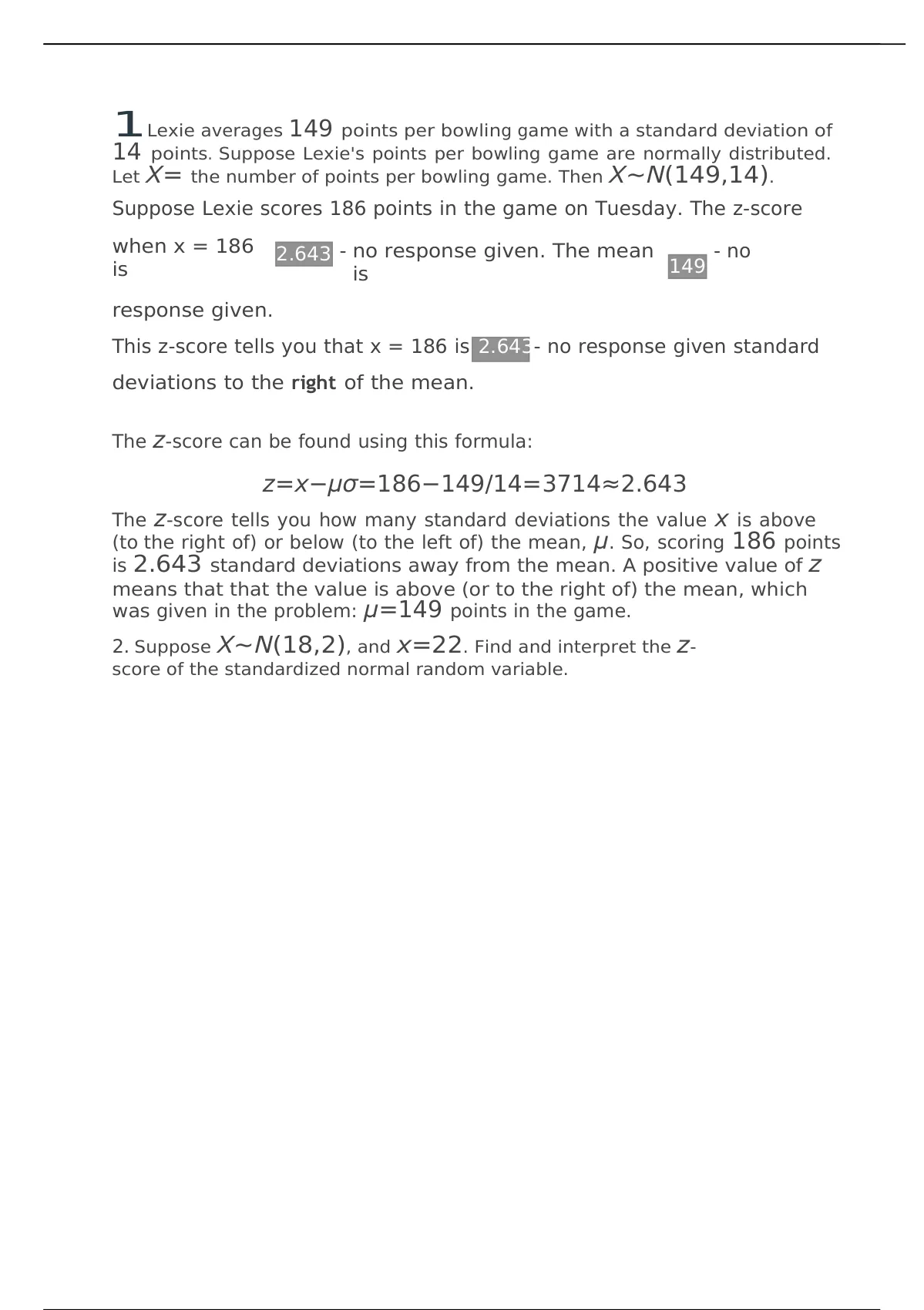 MATH 225N Week 5 Understanding Normal Distribution MATH 225 Stuvia US