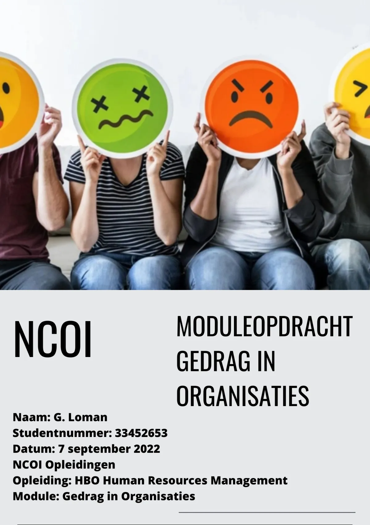 Ncoi Module Gedrag In Organisaties Geslaagd Met Feedback Nieuwe