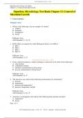 Openstax Microbiology Test Bank Chapter Control Of Microbial Growth