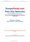 DumpsPanda New Release Palo Alto Networks PSE-PrismaCloud Dumps