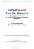 New and Recently Updated Palo Alto Networks PSE-PrismaCloud Dumps [2021]