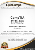 SY0-501 Dumps - Way To Success In Real CompTIA SY0-501 Exam