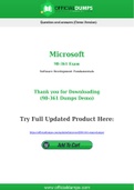 98-361 Dumps - Pass with Latest Microsoft 98-361 Exam Dumps