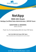 NetApp NS0-161 Dumps - Prepare Yourself For NS0-161 Exam