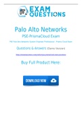 PSE-PrismaCloud Dumps PDF (2021) 100% Accurate Palo Alto Networks PSE-PrismaCloud Exam Questions