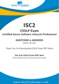 ISC2 CSSLP Dumps - Prepare Yourself For CSSLP Exam