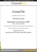CompTIA PenTest+ Certification - Prepare4test provides PT0-001 Dumps