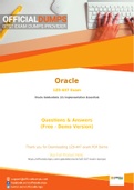 1Z0-447 Exam Questions - Verified Oracle 1Z0-447 Dumps 2021
