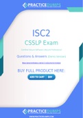 ISC2 CSSLP Dumps - The Best Way To Succeed in Your CSSLP Exam