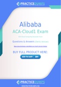 Alibaba ACA-Cloud1 Dumps - The Best Way To Succeed in Your ACA-Cloud1 Exam