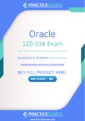 Oracle 1Z0-516 Dumps - The Best Way To Succeed in Your 1Z0-516 Exam