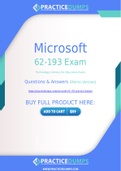 Microsoft 62-193 Dumps - The Best Way To Succeed in Your 62-193 Exam