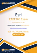 Esri EADE105 Dumps - You Can Pass The EADE105 Exam On The First Try