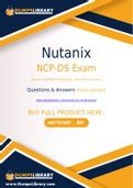 Nutanix NCP-DS Dumps - You Can Pass The NCP-DS Exam On The First Try