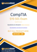 CompTIA SY0-501 Dumps - You Can Pass The SY0-501 Exam On The First Try
