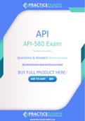 API-580 Dumps - The Best Way To Succeed in Your API-580 Exam