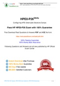    HP HPE0-P26 Practice Test, HP HPE0-P26 Exam Dumps 2021 Update