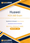 Huawei H19-368 Dumps - You Can Pass The H19-368 Exam On The First Try