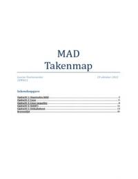 Werkvelden- Takenmap MAD