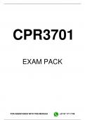 CPR3701 EXAM PACK 2023