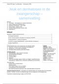 SAMENVATTING: Zwangerschapsdermatosen. Verloskunde jaar 2. 