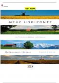 Neue Horizonte (Cengage Advantage Books) 8th Edition by David Dollenmayer ,Thomas Hansen-|Test bank| Reviewed/Updated for 2021