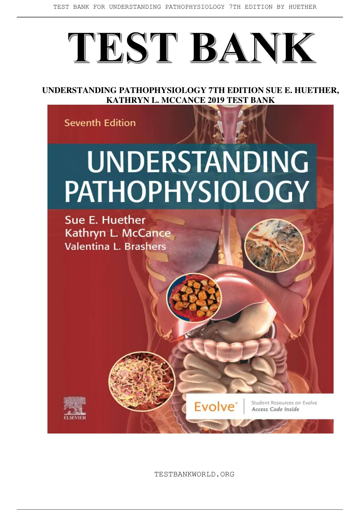 UNDERSTANDING PATHOPHYSIOLOGY 7TH EDITION SUE E. HUETHER, KATHRYN L ...