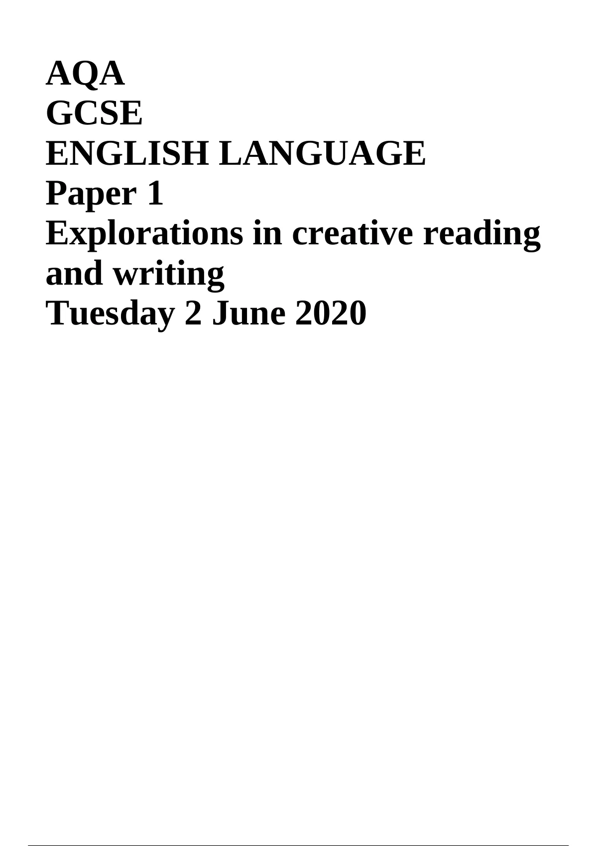 aqa-gcse-english-language-paper-1-qp-english-stuvia-us