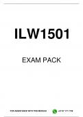 ILW1501 EXAM PACK 2024