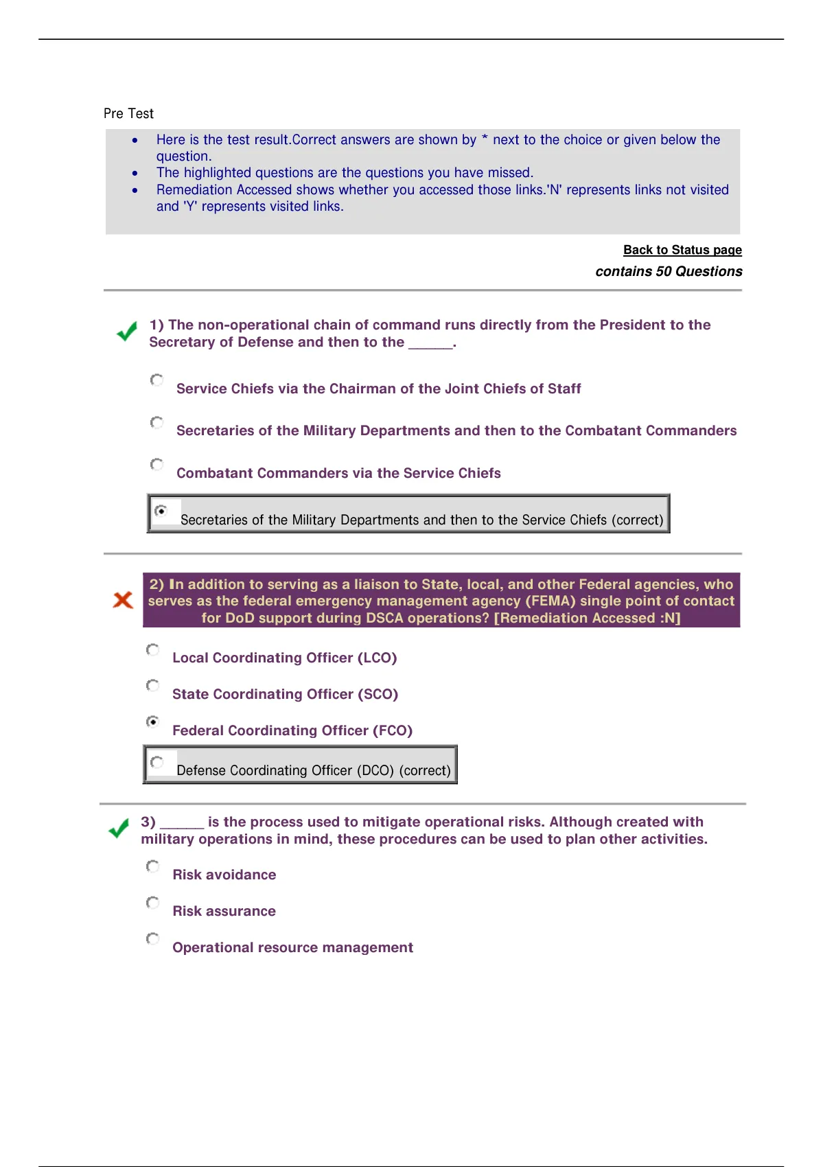 SEJPME II PRE TEST QUESTIONS AND ANSWERS Correct SEJPME II Stuvia US