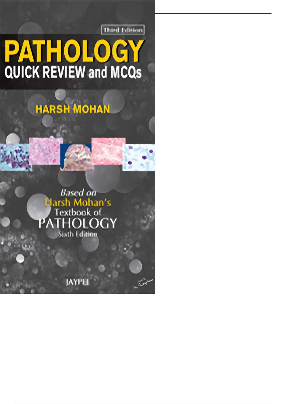 Text Bank For Harsh Mohan Pathology Quick Review And MCQs, 3rd 2020 ...