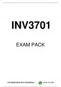 INV3701 EXAM PACK 2023