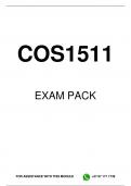 COS1511 EXAM PACK 2023