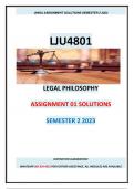 LJU4801 ASSIGNMENT 01 SOLUTIONS, SEMESTER 2, 2023