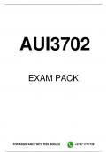 AUI3702 EXAM PACK 2024