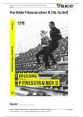 Fitnesstrainer B (NLActief) Deelopdracht 1: Beginsituatie (inclusief inleiding portfolio) / 2025