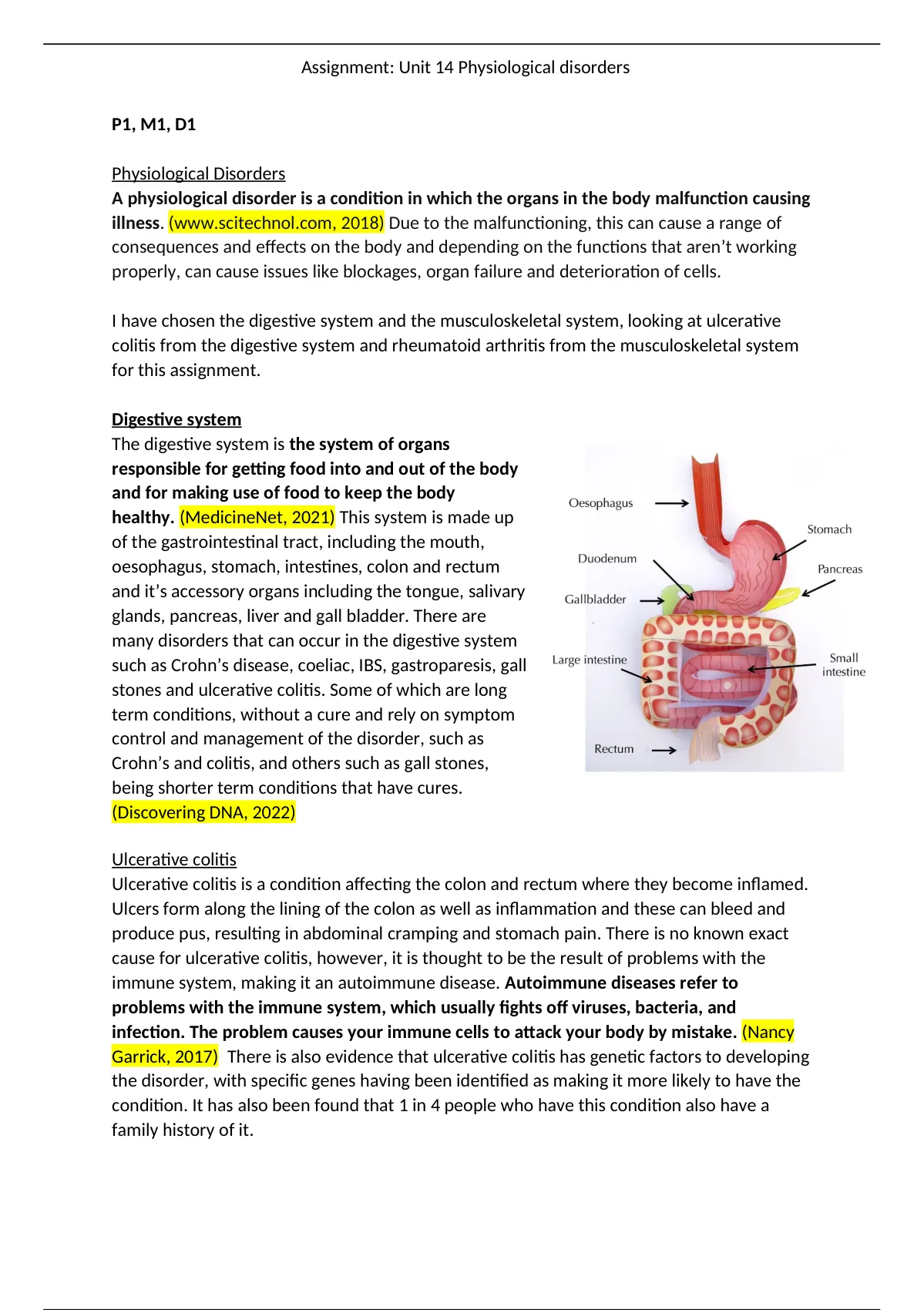 Distinction Unit 14 Health and Social Care Full Coursework Assignment ...