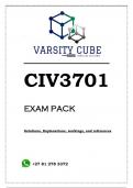 CIV3701 EXAM PACK 2023