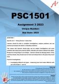 PSC1501 Assignment 3 2023