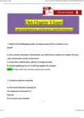 CNA Chapter 5 Exam Questions and Revised Answers (2024 / 2025) 100% Guarantee Pass
