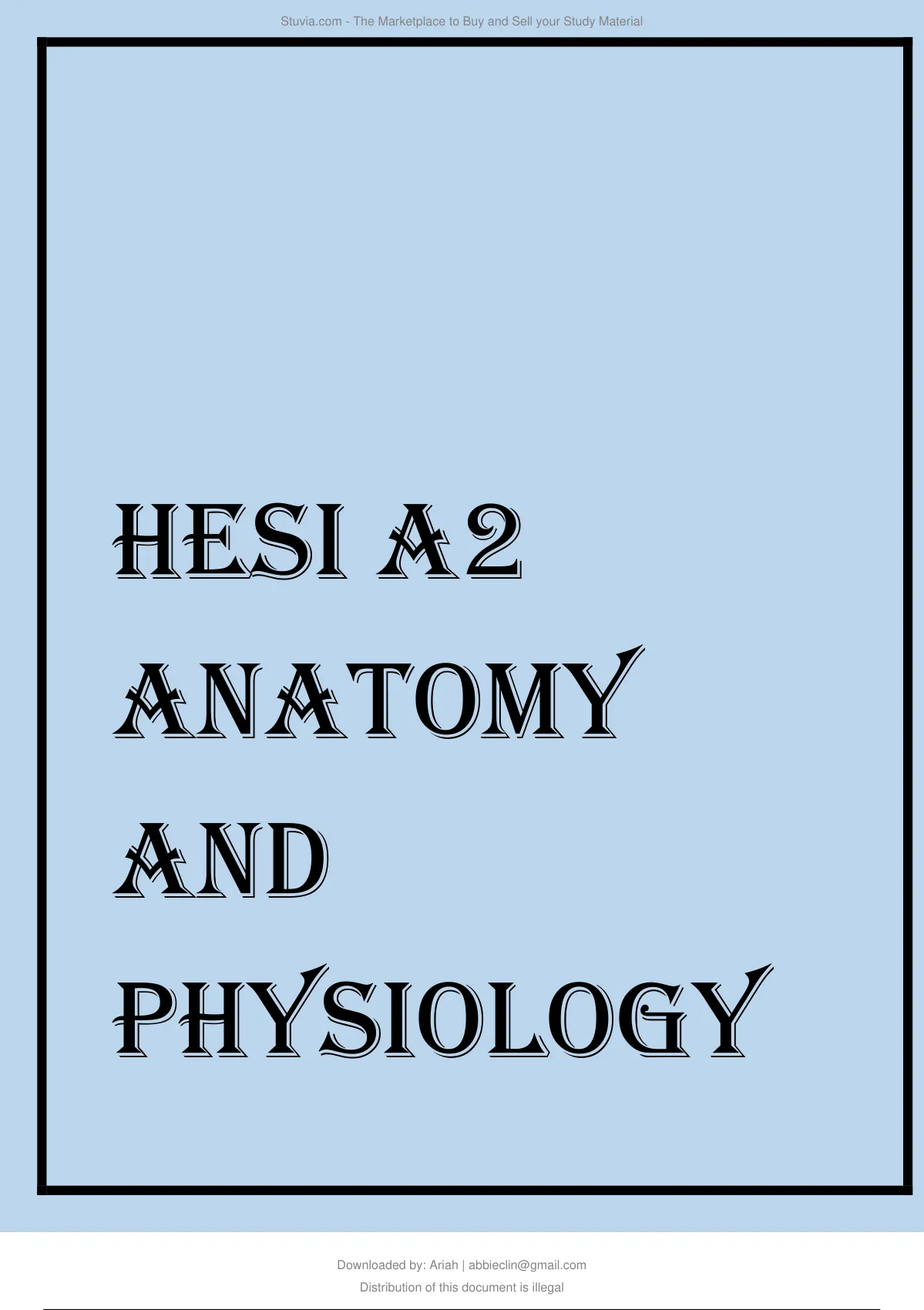 HESI A2 ANATOMY AND PHYSIOLOGY 2021.pdf - Registered Nurse Educator ...