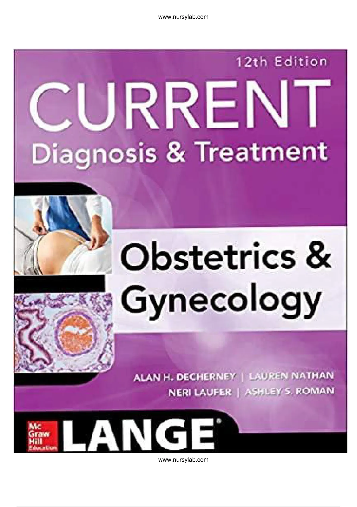 Current Diagnosis And Treatment Obstetrics And Gynecology 12th Edition ...