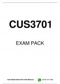 CUS3701 EXAM PACK 2024