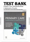 Test Bank - Primary Care, Interprofessional Collaborative Practice, 6th Edition (Buttaro, 2021) Chapter 1-228 | All Chapters | ISBN: 9780323570152