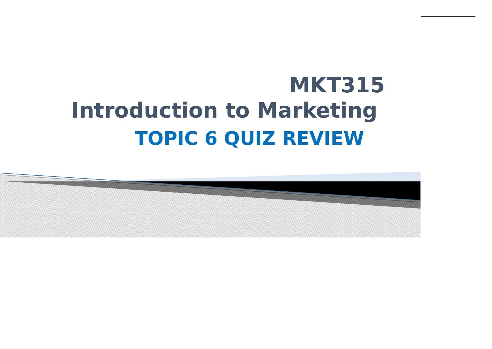 Mkt 315 Topic 6 Quiz Review Questions And Answers Complete Solutions Guide Mkt 315 Stuvia Us 3893