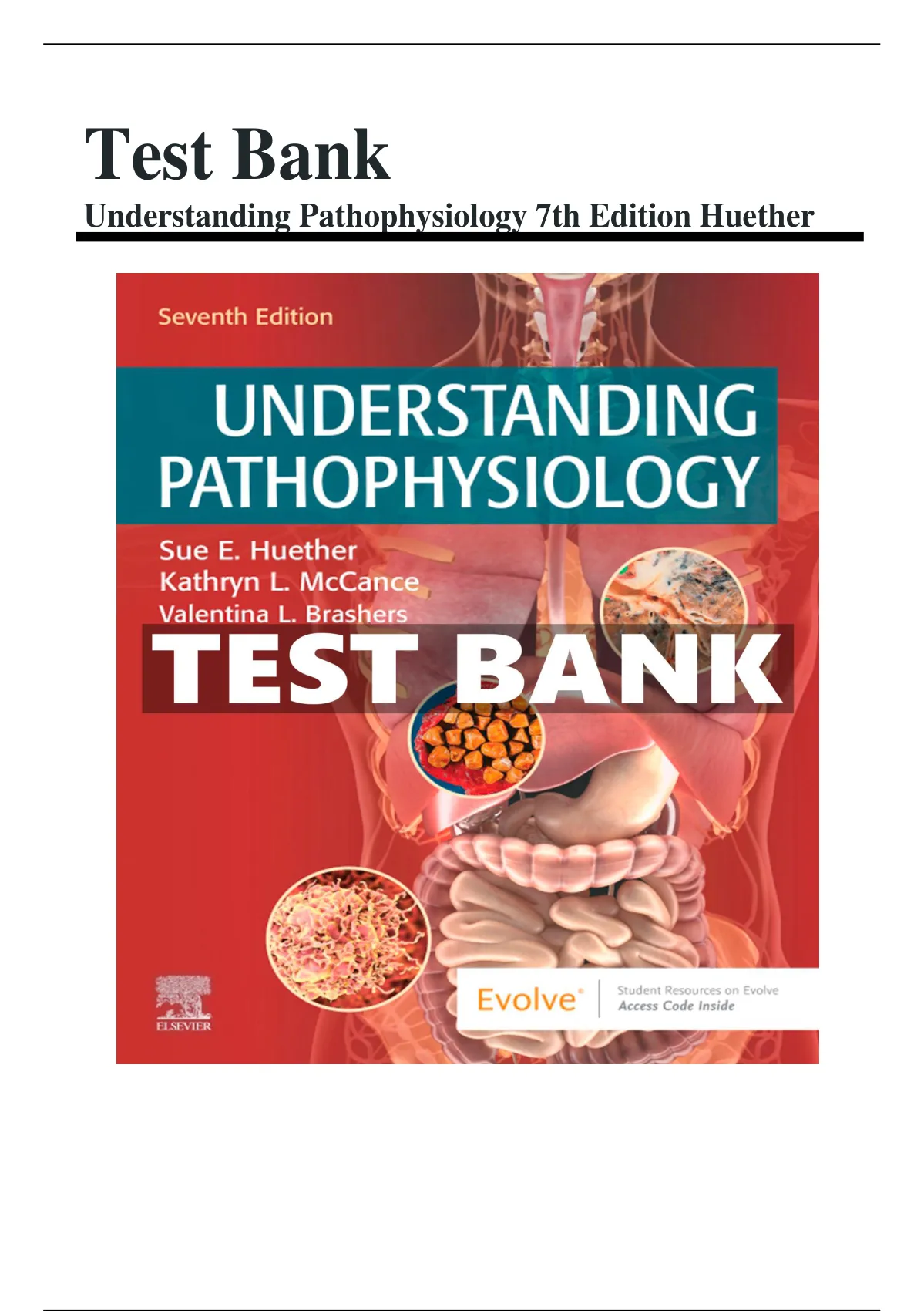 Test Bank For Understanding Pathophysiology 7th Edition Huether ...