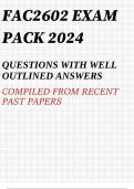 FAC2602 EXAM PACK 2024