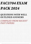 FAC3704 EXAM PACK 2024