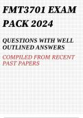 FMT3701 EXAM PACK 2024